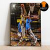 Pascal Siakam Poster Dunks On Jalen Williams NBA Finals 2025 Indiana Pacers Win Game 6 Home Decor Poster Canvas