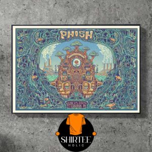 Phish Pittsburgh 2025 Petersen Events Center On June 24th Home Decor Poster Canvas