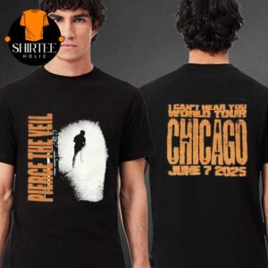 Pierce The Veil Chicago 2025 Tinley Park IL I Can’t Hear You World Tour Two Sided T-Shirt