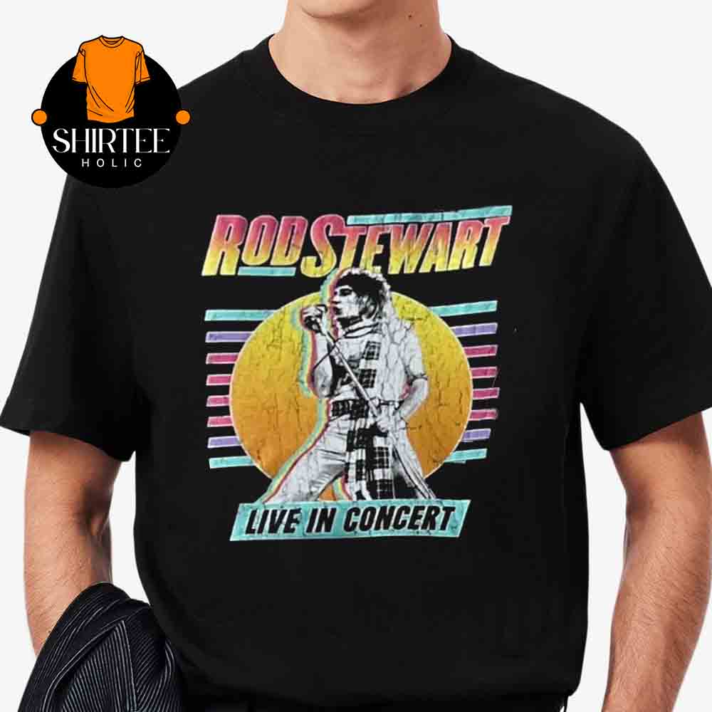 Rod Stewart Glastonbury 2025 Live In Concert Unisex T-Shirt Rod Stewart Glastonbury 2025 Live In Concert Unisex T-Shirt