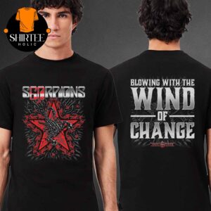 Scorpions 2025 Tour Blowing With The Wind Of Change Two Sided T-Shirt