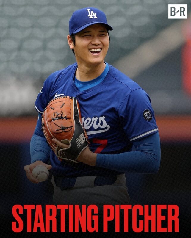 Shohei Ohtani Starting Pitcher Night Against The San Diego Padres MLB 2025