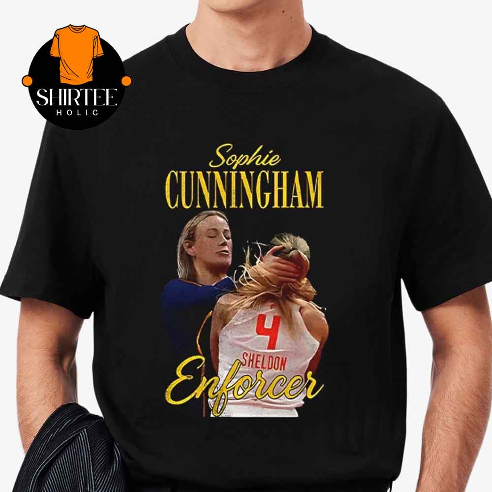 Sophie Cunningham The Enforcer Indiana Fever WNBA Unisex T-Shirt Sophie Cunningham The Enforcer Indiana Fever WNBA Unisex T-Shirt