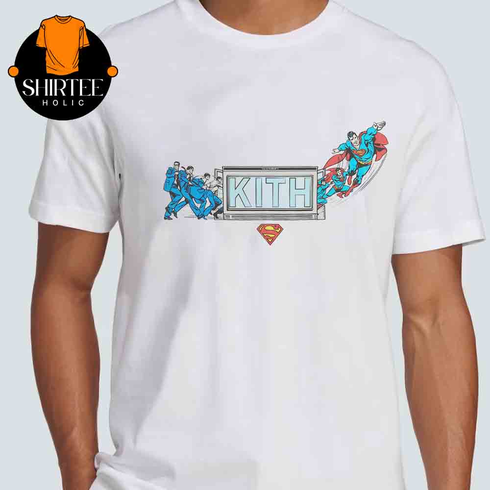 Superman x Kith 2025 Booth Vintage T-Shirt Superman x Kith 2025 Booth Vintage T-Shirt