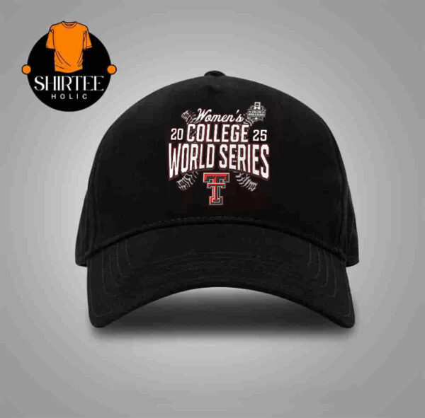 Texas Tech Red Raiders 2025 NCAA Softball Women’s College World Series Cut Off Classic Hat Cap Snapback