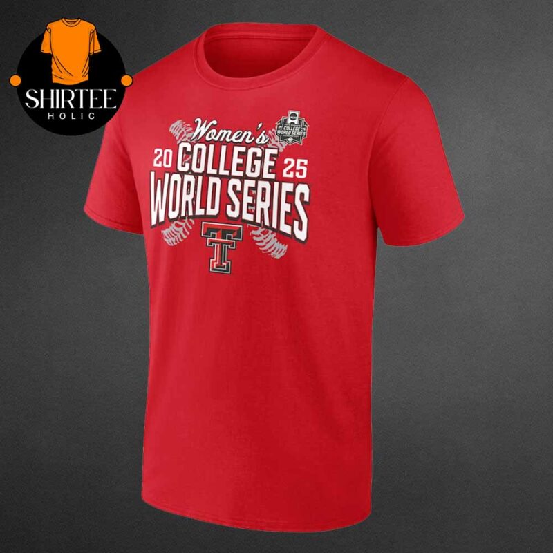 Texas Tech Red Raiders 2025 NCAA Softball Women's College World Series Cut Off Unisex T Shirt