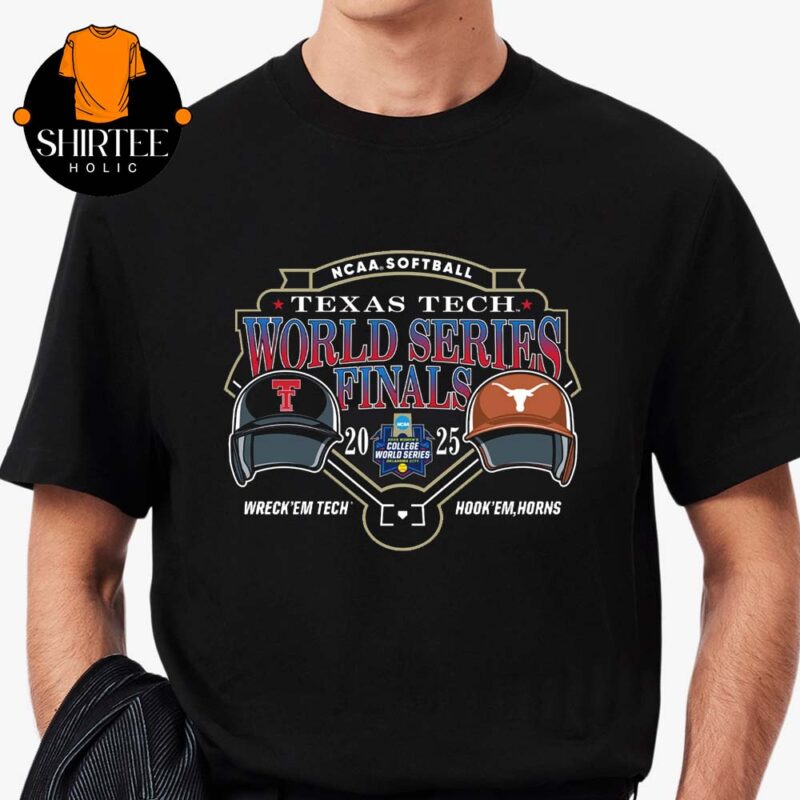 Texas Tech Softball 2025 College World Series Championship Finals Matchup Unisex T Shirt Hoodie Sweater