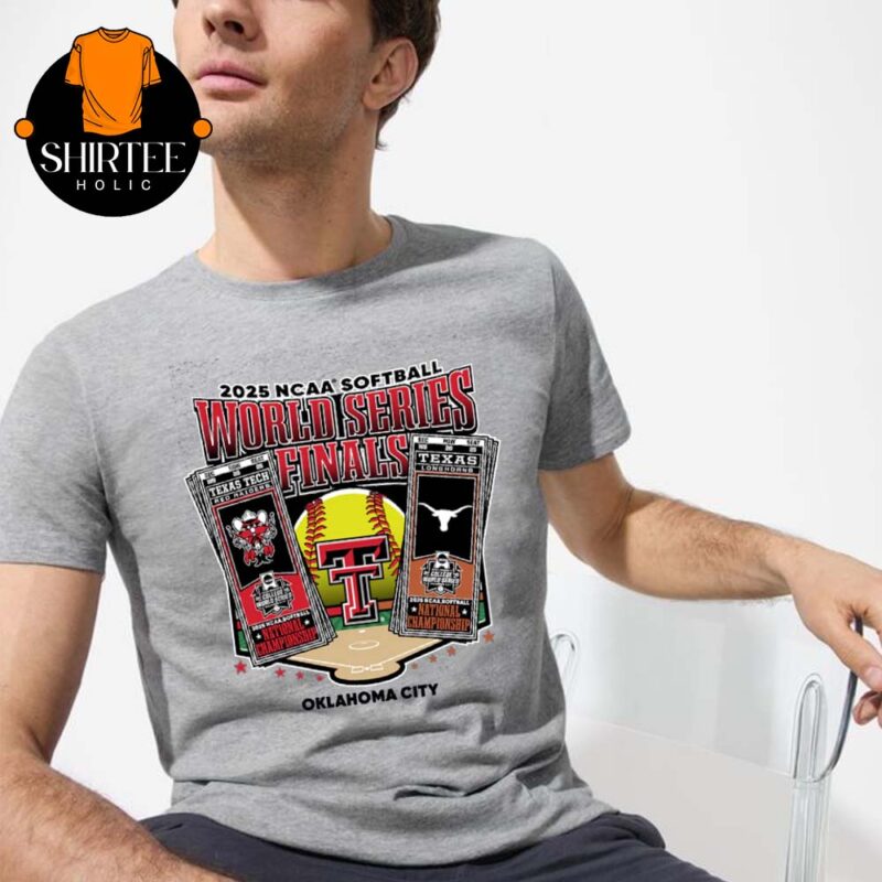 Texas Tech Softball 2025 College World Series Championship Finals Tickets Unisex T Shirt Hoodie Sweater