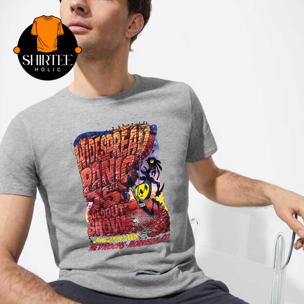 Widespread Panic Red Rocks 2025 Morrison CO On June 27 28 29 Unisex T-Shirt Widespread Panic Red Rocks 2025 Morrison CO On June 27 28 29 Unisex T-Shirt