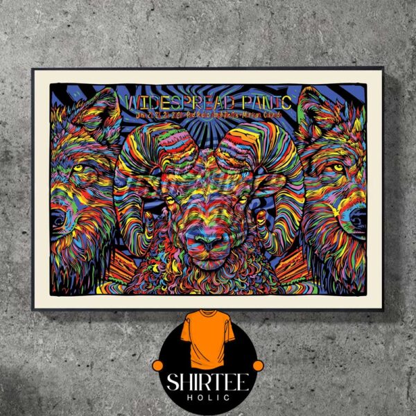 Widespread Panic Red Rocks Amphitheatre 2025 Morrison CO On June 27 28 29 Home Decor Poster Canvas