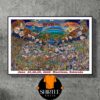 Widespread Panic Red Rocks Amphitheatre 2025 Morrison Colorado On June 27 28 29 Home Decor Poster Canvas