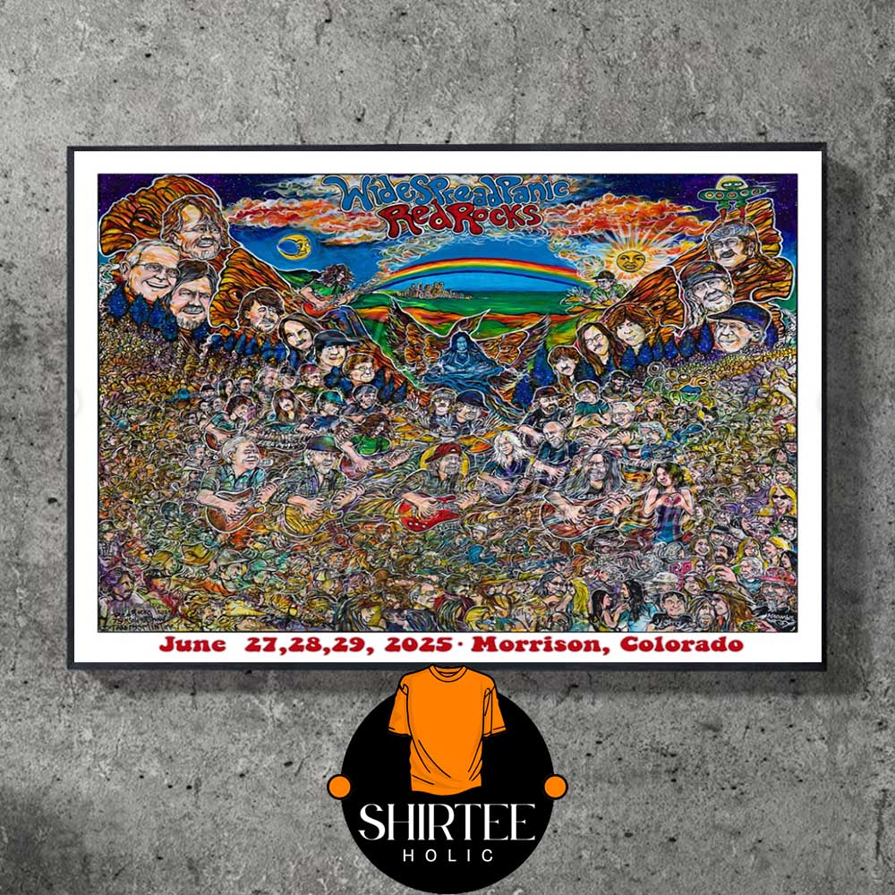 Widespread Panic Red Rocks Amphitheatre 2025 Morrison Colorado On June 27 28 29 Home Decor Poster Canvas Widespread Panic Red Rocks Amphitheatre 2025 Morrison Colorado On June 27 28 29 Home Decor Poster Canvas
