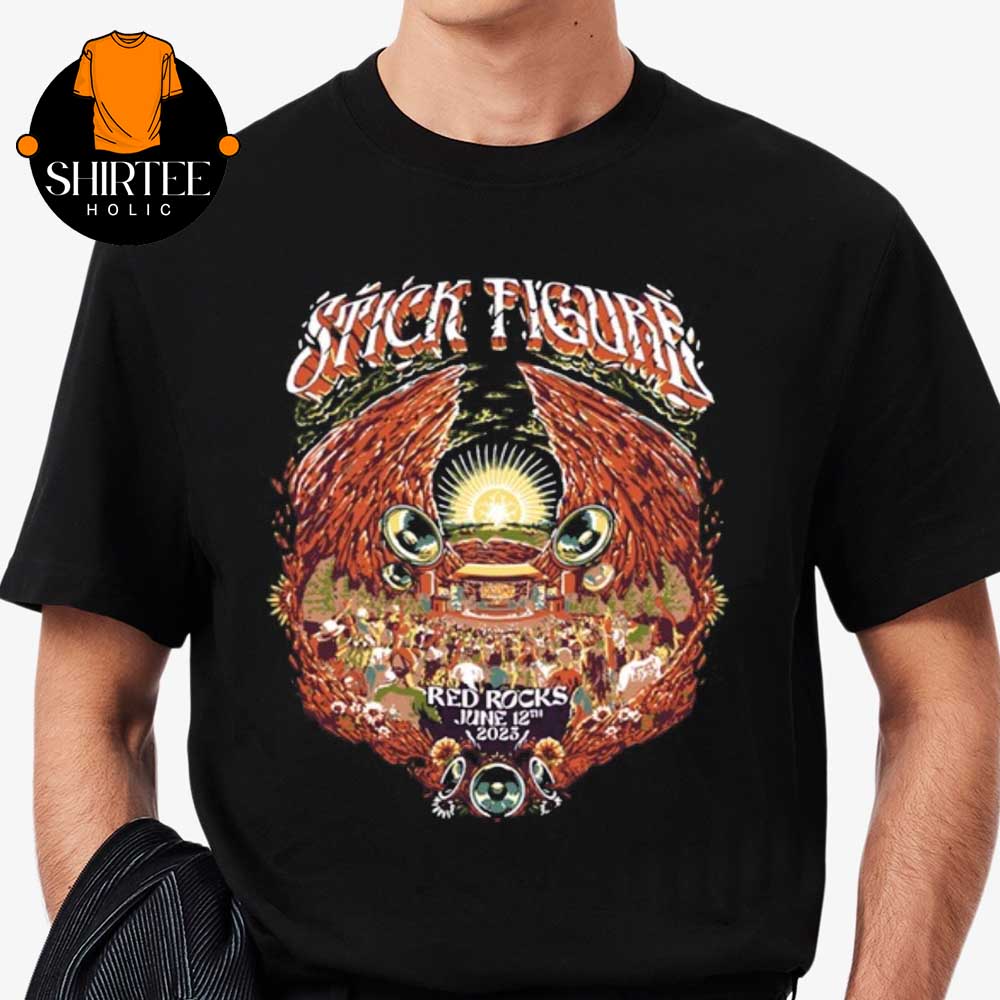 Stick Figure Red Rocks Amphitheatre 2025 On June 12th Unisex T-Shirt Stick Figure Red Rocks Amphitheatre 2025 On June 12th Unisex T-Shirt