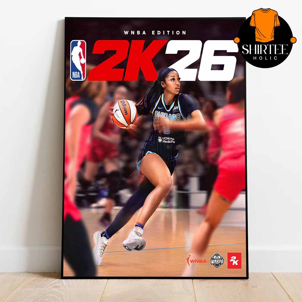 Angel Reese WNBA 2k26 Edition Cover Athlete Chicago Sky Home Decor Poster Canvas Angel Reese WNBA 2k26 Edition Cover Athlete Chicago Sky Home Decor Poster Canvas
