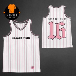 BLACKPINK Deadline World Tour 2025 White Basketball Jersey