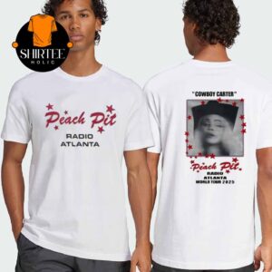 Beyonce Peach Pit Atlanta 2025 Cowboy Carter Tour Two Sided T-Shirt