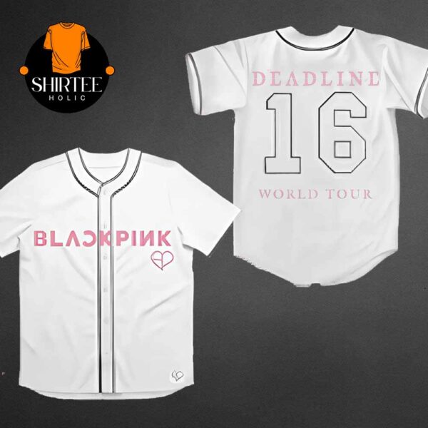 Blackpink Los Angeles 2025 Deadline World Tour Baseball Jersey