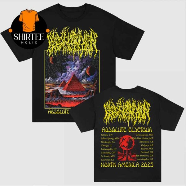 Blood Incantation Absolute Elsewhere Summer 2025 Tour Dates Two Sided T-Shirt