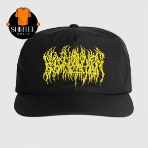 Blood Incantation Yellow Logo Snapback Hat Cap