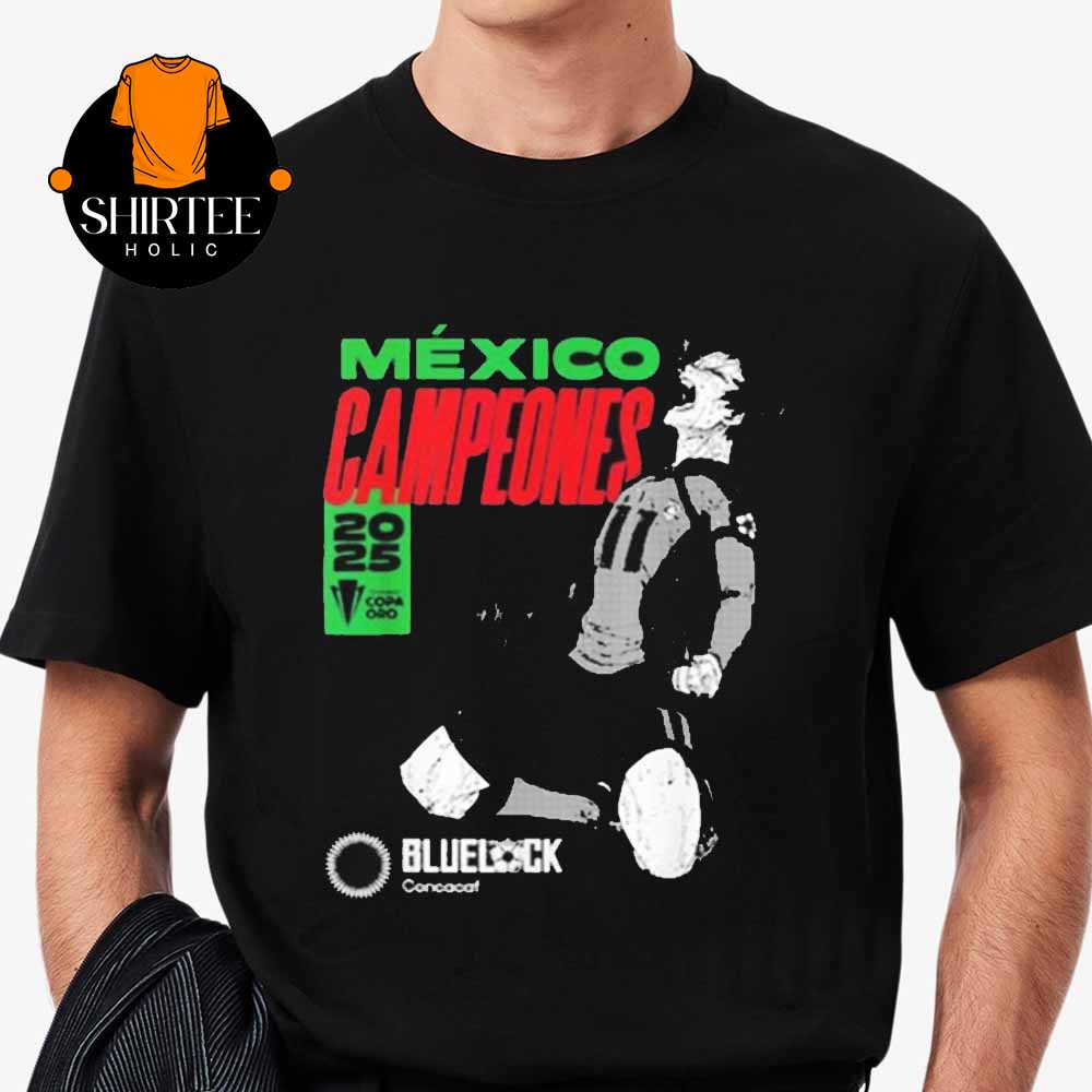 Blue Lock Mexico Champions Campeon Gold Cup Concacaf 2025 Unisex T-Shirt Blue Lock Mexico Champions Campeon Gold Cup Concacaf 2025 Unisex T-Shirt