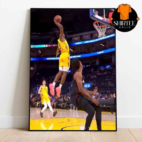 Bronny James Throws Down Dunk 2025 NBA Summer League Los Angeles Lakers vs Miami Heat Home Decor Poster Canvas