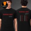 Burna Boy Tour 2025 No Sign Of Weekness Tour Unisex T-Shirt