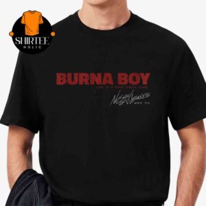 Burna Boy Tour 2025 No Sign Of Weekness Tour Unisex T-Shirt