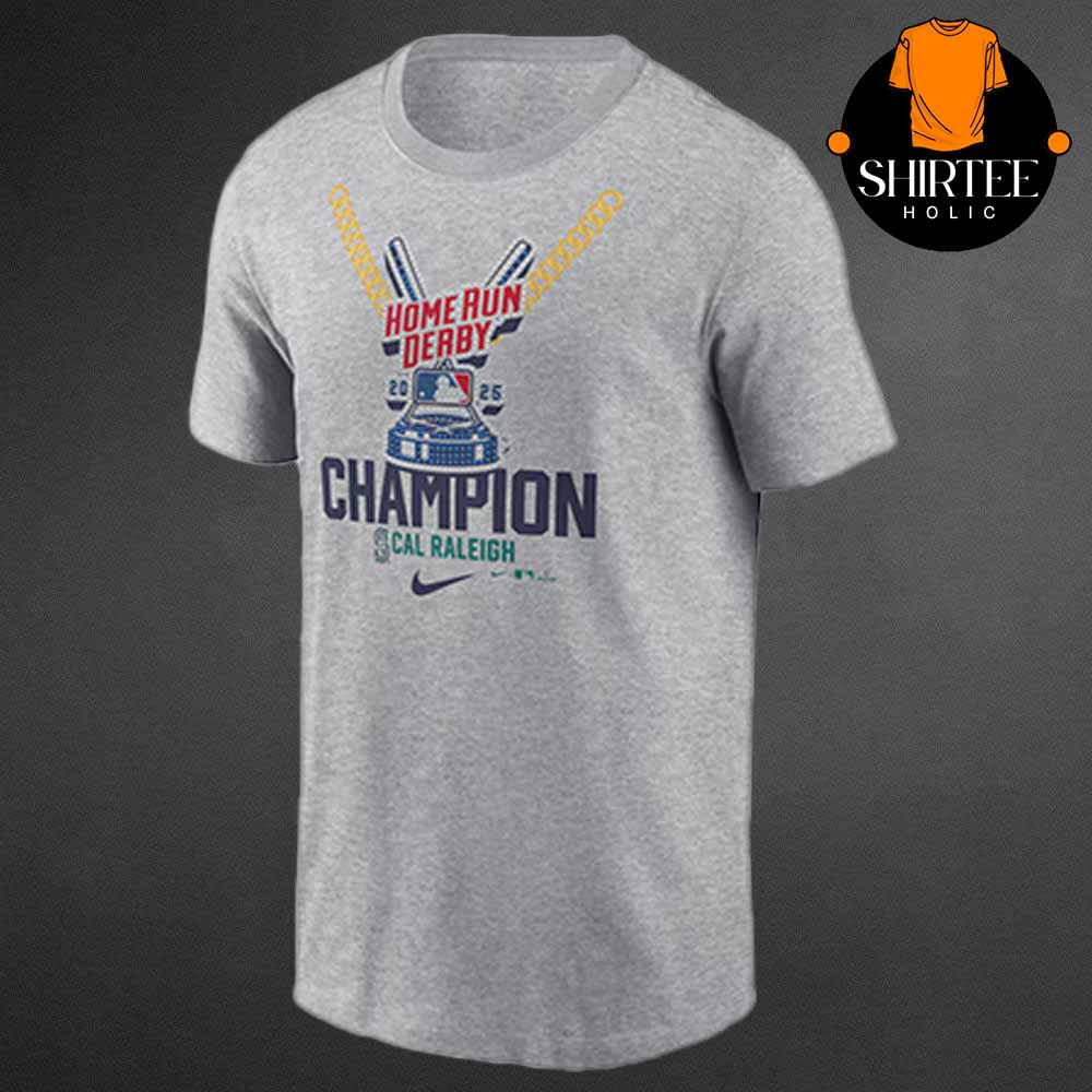 Cal Raleigh Seattle Mariners 2025 Home Run Derby Champion Unisex T-Shirt Cal Raleigh Seattle Mariners 2025 Home Run Derby Champion Unisex T-Shirt