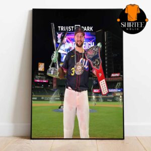 Cal Raleigh Seattle Mariners 2025 Home Run Derby Champions Home Decor Poster Canvas
