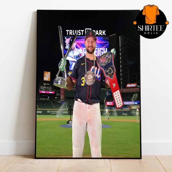 Cal Raleigh Seattle Mariners 2025 Home Run Derby Champions Home Decor Poster Canvas