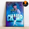 Cal Raleigh Seattle Mariners 2025 Home Run Derby Champions Home Decor Poster Canvas