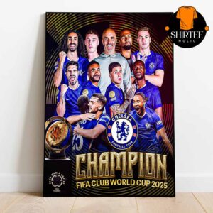Chelsea 2025 Fifa Club World Cup Champions Winner Home Decor Poster Canvas