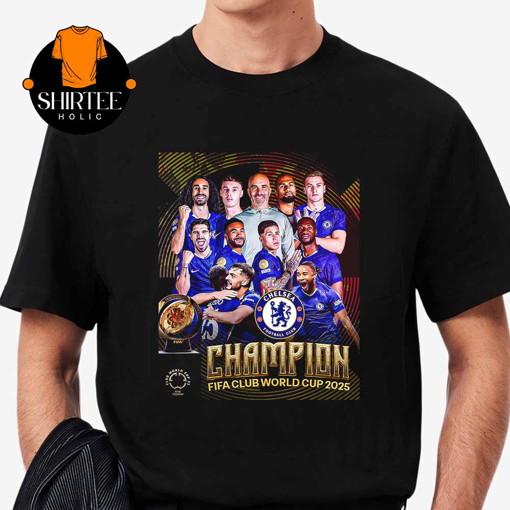 Chelsea 2025 Fifa Club World Cup Champions Winner Unisex T-Shirt Chelsea 2025 Fifa Club World Cup Champions Winner Unisex T-Shirt