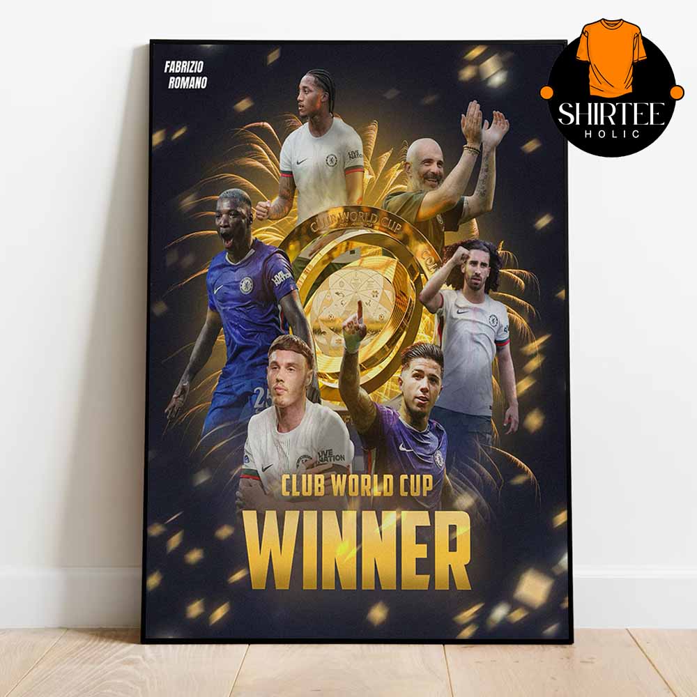 Chelsea Fifa Club World Cup Champions 2025 Winner Home Decor Poster Canvas Chelsea Fifa Club World Cup Champions 2025 Winner Home Decor Poster Canvas