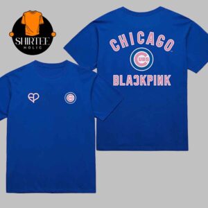 Chicago Cubs x Blackpink In Your Area MLB 2025 Two Sided T-Shirt