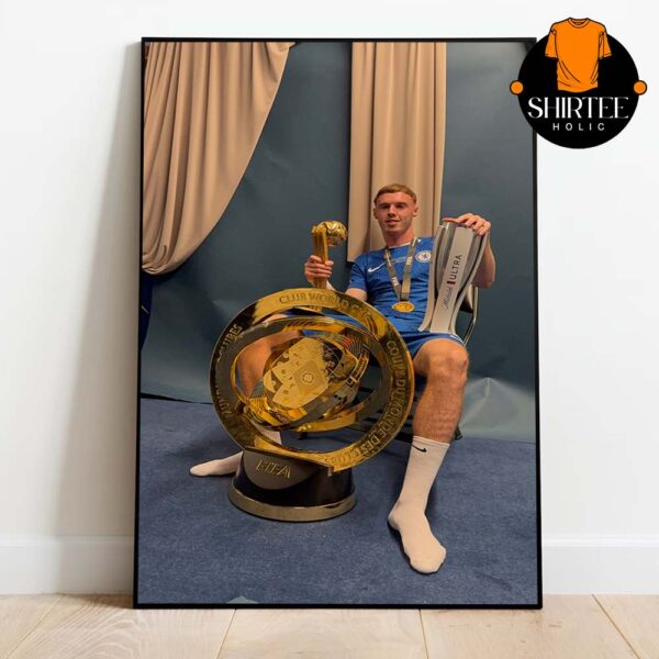 Cole Palmer Chelsea 2025 Fifa Club World Cup Champions Player Of The Tournament Awards Title Home Decor Poster Canvas