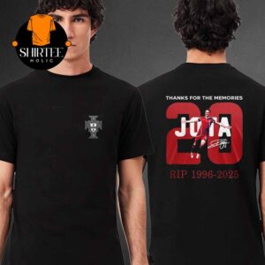 Diogo Jota Portugal Thanks for the Memories Two Sided T-Shirt