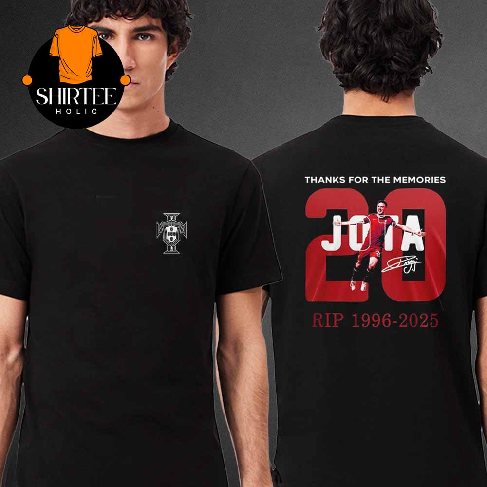 Diogo Jota Portugal Thanks for the Memories Two Sided T-Shirt Diogo Jota Portugal Thanks for the Memories Two Sided T-Shirt