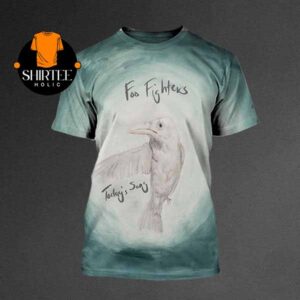 Foo Fighters Today’s Song Album Vinyl Cover All Over Print T-Shirt