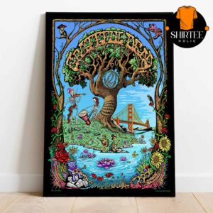Grateful Dead Celebrating 60 Years Of Music The Old Oak Tree Home Decor Poster Canvas