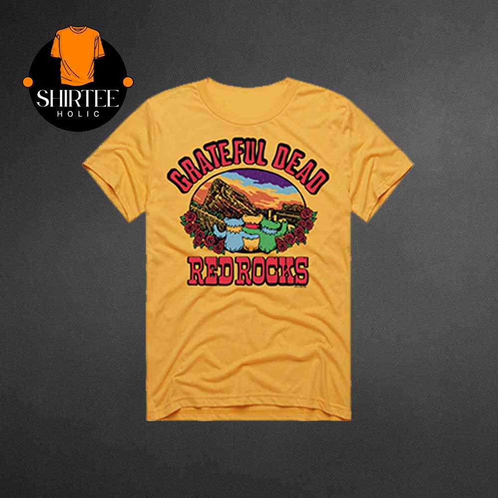 Grateful Dead Red Rocks Amphitheater 2025 Bears Unisex T-Shirt Grateful Dead Red Rocks Amphitheater 2025 Bears Unisex T-Shirt