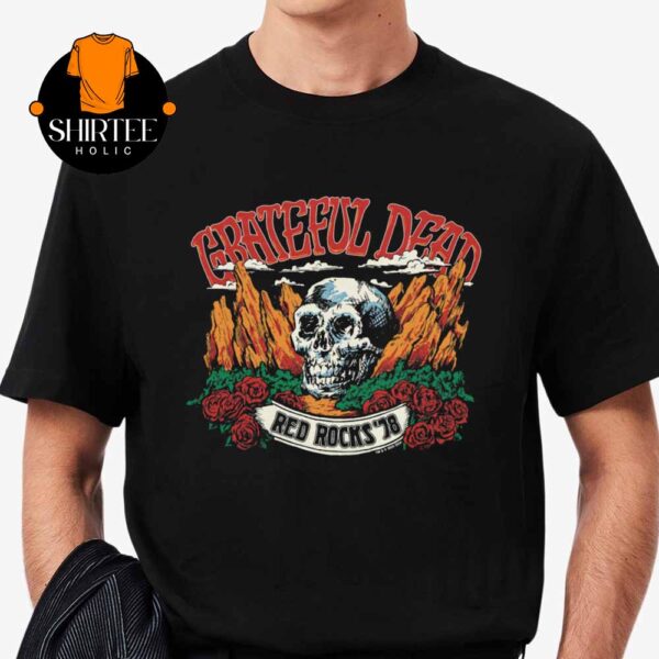 Grateful Dead Red Rocks Amphitheater 2025 Skull Unisex T-Shirt