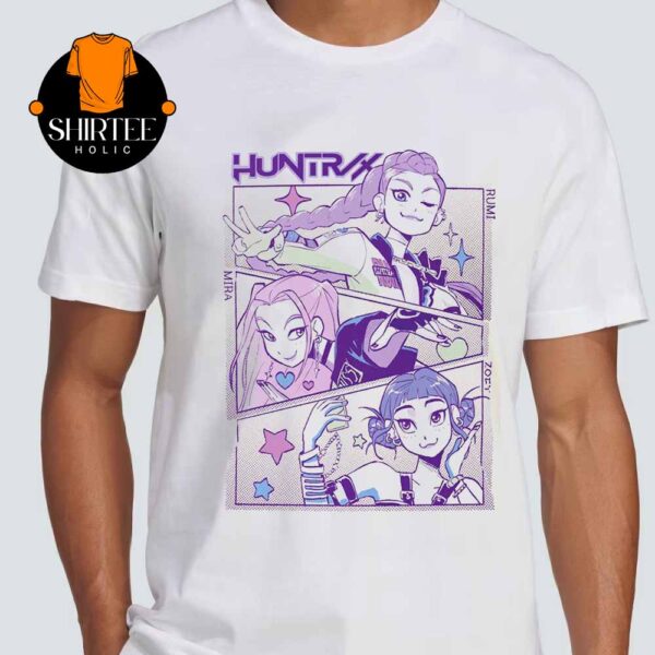 Huntrix KPop Demon Hunters Rumi Mira Zoey Unisex T-Shirt Hoodie
