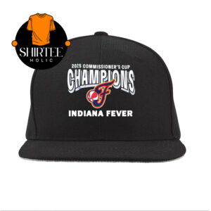 Indiana Fever 2025 WNBA Commissioner’s Cup Champions Snapback Hat Cap