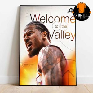 Jalen Green Welcome To Phoenix Suns NBA 2025 Home Decor Poster Canvas