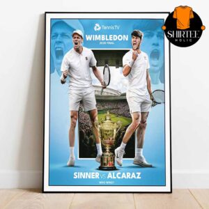 Jannik Sinner Vs Carlos Alcaraz Wimbledon 2025 Final Who Win Home Decor Poster Canvas