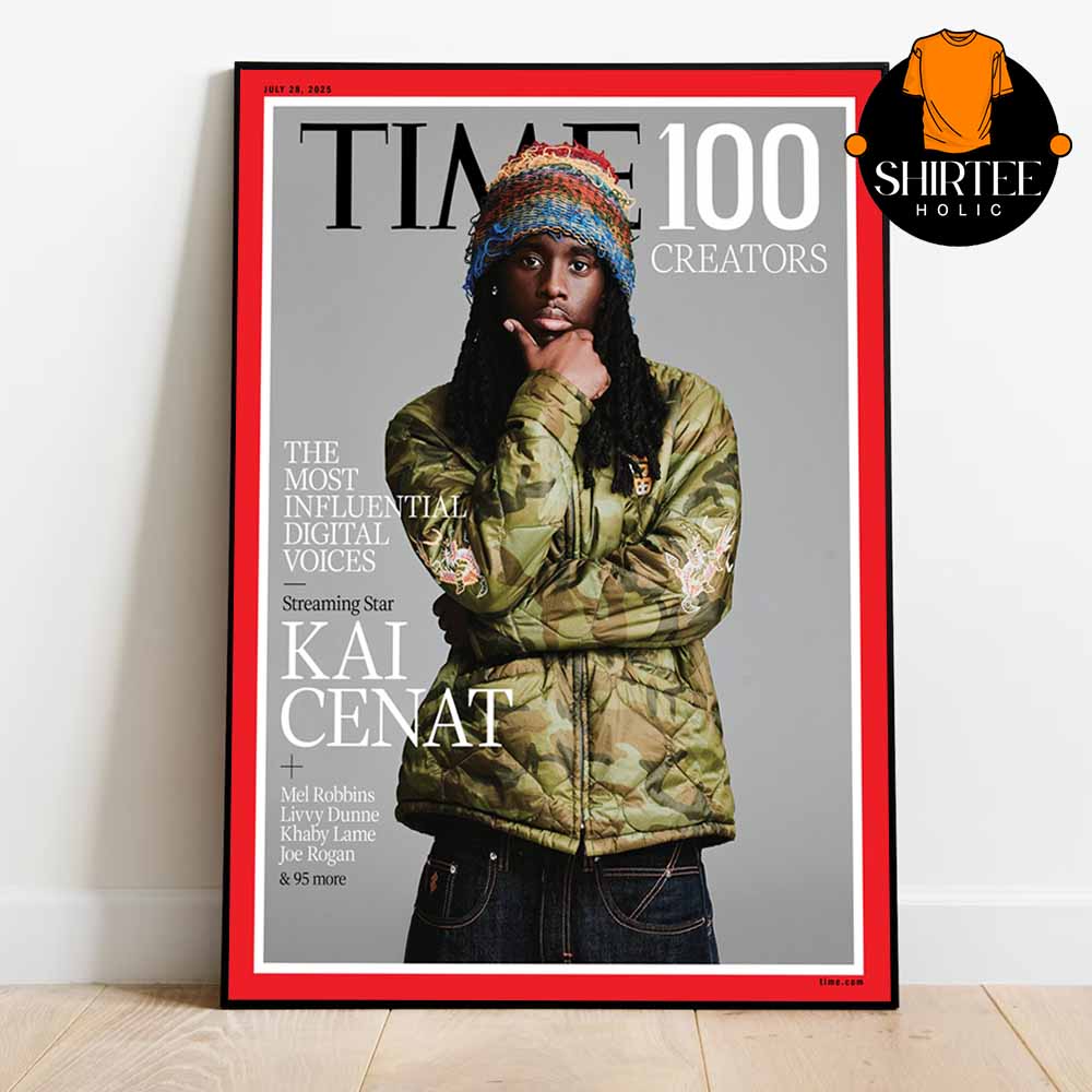 Kai Cenat On Time Magazine Cover 100 Creators 2025 The Most Influential Digital Voice Home Decor Poster Canvas Kai Cenat On Time Magazine Cover 100 Creators 2025 The Most Influential Digital Voice Home Decor Poster Canvas