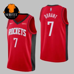 Kevin Durant Houston Rockets Name And Number Jersey