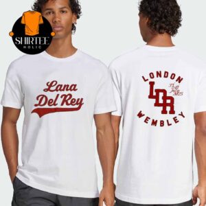 Lana Del Rey Wembley Stadium London 2025 On July 3rd 4th Two Sided T-Shirt