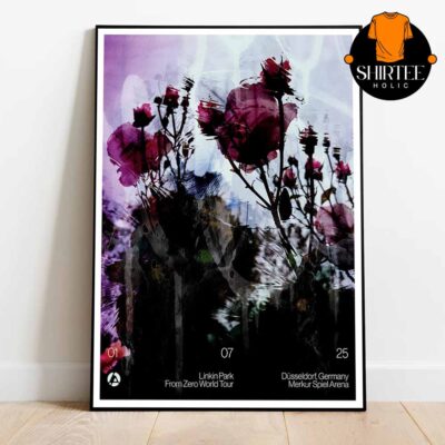 Linkin Park Dusseldorf 2025 Merkur Spiel Arena Germany On July 1st Home Decor Poster Canvas